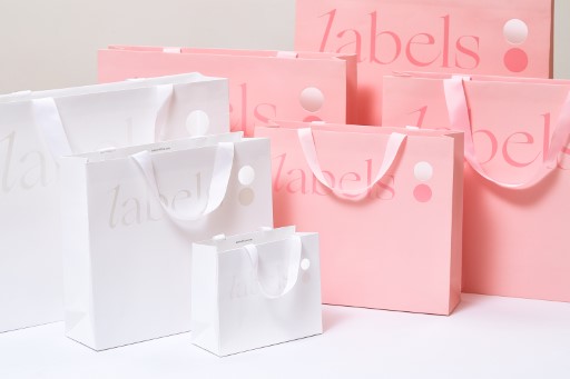 ถุงกระดาษกับโทนสีพาสเทล - Thaiprintshop labels 04 - Thaiprintshop