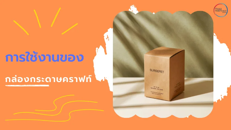 ประโยชน์ของกล่องกระดาษคราฟท์ ในการทำบรรจุภัณฑ์ - Thaiprintshop ประโยชน์ของกล่องกระดาษคราฟท์ ในการทำบรรจุภัณฑ์ - 3