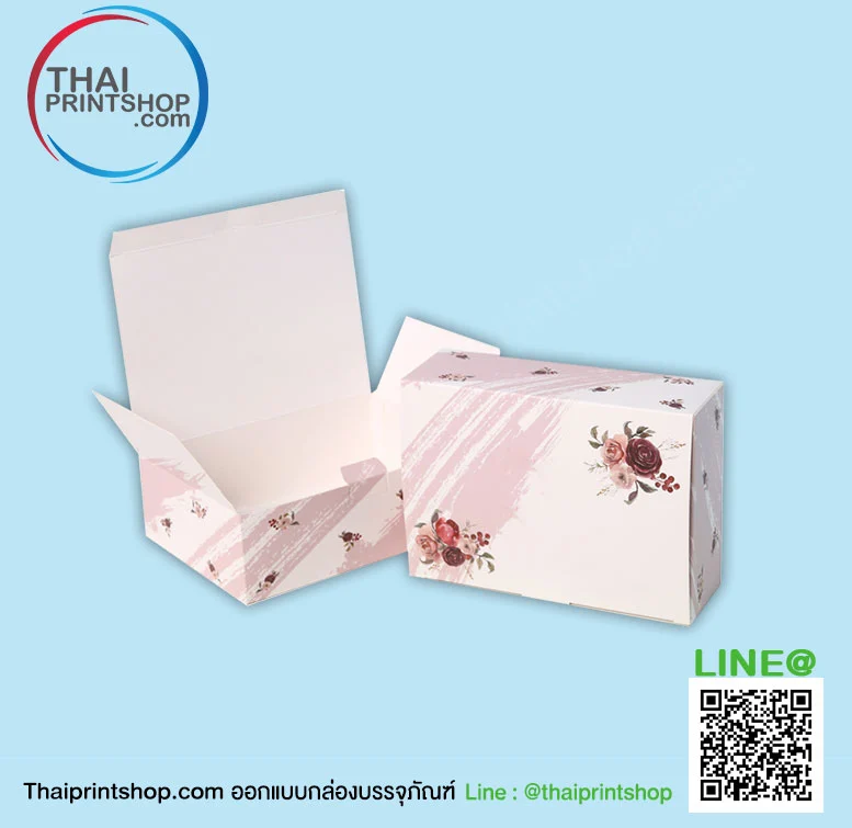 รับผลิตกล่องขนม - Thaiprintshop ขายกล่องขนม