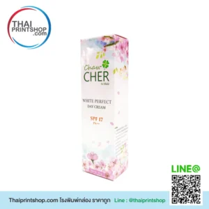 แบบกล่องครีม รับทำกล่องครีม ราคาสุดประหยัด - Thaiprintshop กล่องครีมสีชมพู