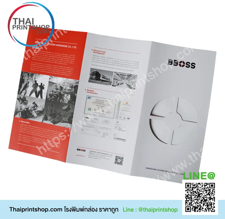 รับผลิตแผ่นพับ - Thaiprintshop รับผลิตแผ่นพับ
