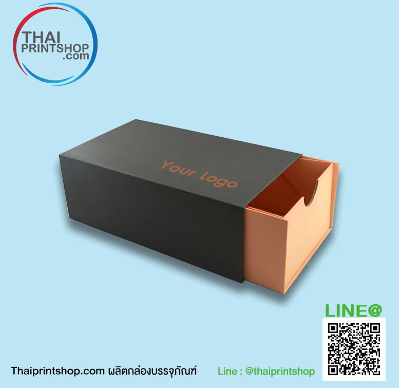 รับทำกล่องรองเท้า ขั้นต่ำ 300 ใบ - Thaiprintshop ShoeBox 02 - Thaiprintshop
