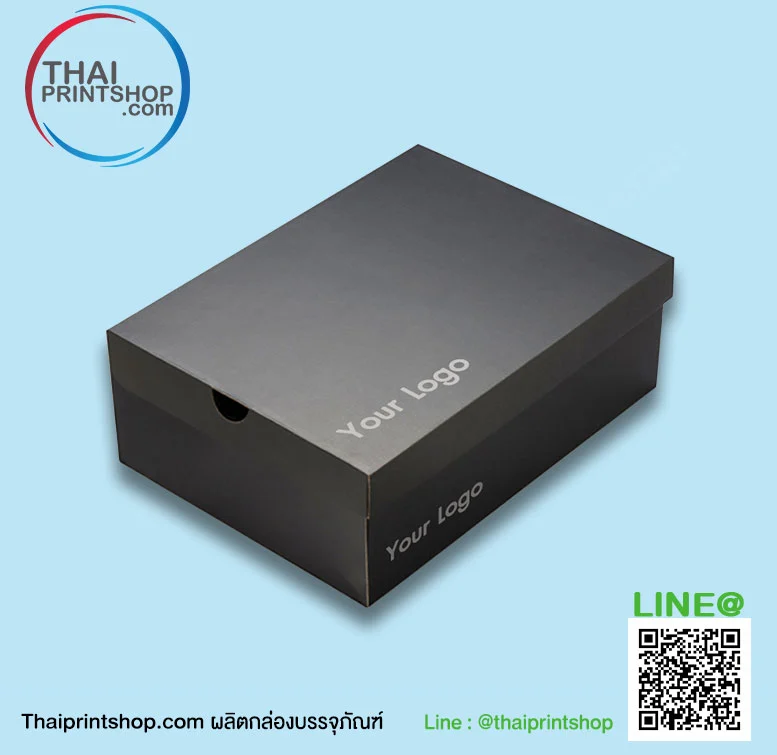 ผลิตกล่องรองเท้า ราคาถูก - Thaiprintshop ShoeBox 03 - Thaiprintshop