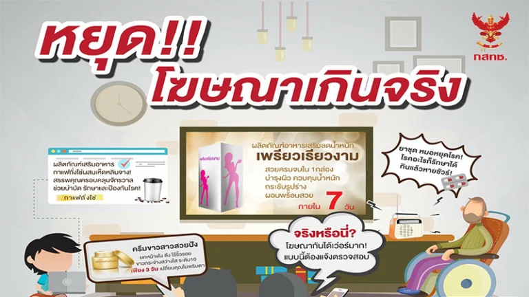 โฆษณาเครื่องสำอางเกินจริง ผิดกฎหมายไหม?