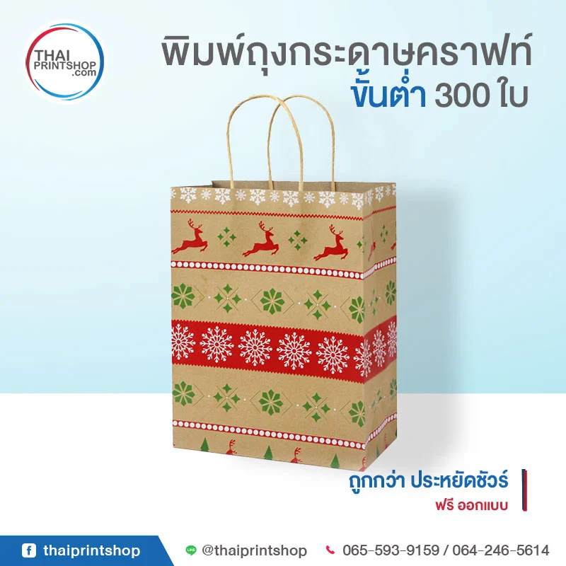 TPS Product Kraft Paper Bag 04 - Thaiprintshop
