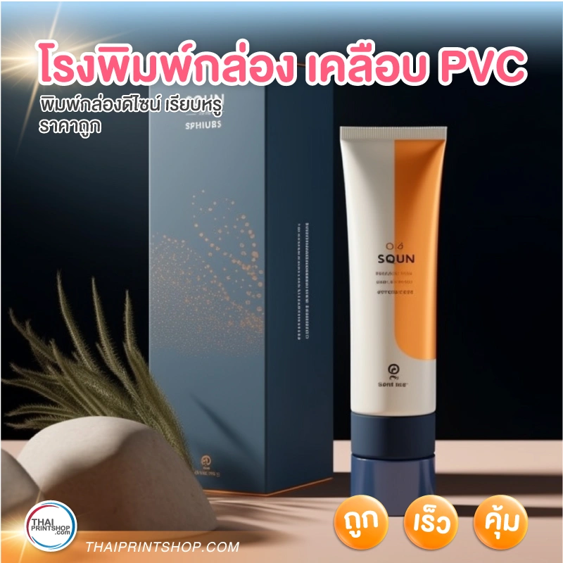 โรงพิมพ์กล่อง เคลือบ PVC ปั๊มทอง - Thaiprintshop โรงพิมพ์กล่อง เคลือบ PVC - 4
