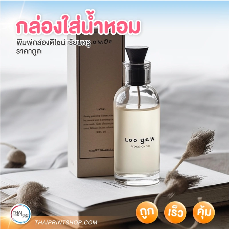 กล่องใส่น้ำหอม - Thaiprintshop กล่องใส่น้ำหอม