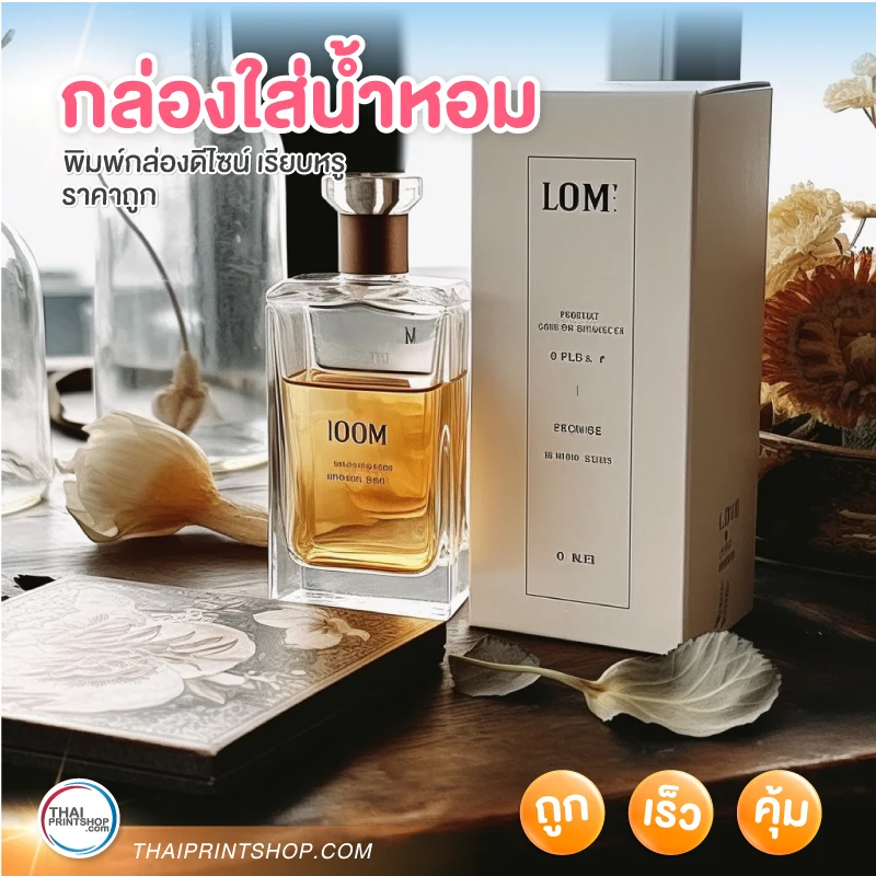 กล่องใส่น้ำหอม - Thaiprintshop กล่องใส่น้ำหอม - 2