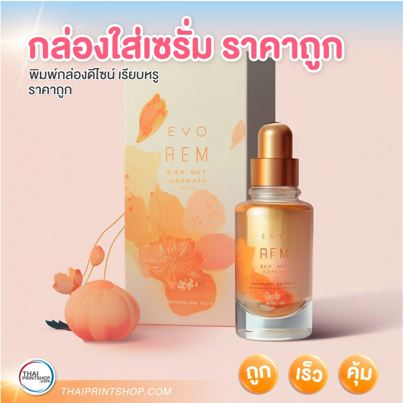 กล่องใส่เซรั่ม ราคาถูก รับผลิตกล่องเซรั่ม - Thaiprintshop กล่องใส่เซรั่ม ราคาถูก รับผลิตกล่องเซรั่ม