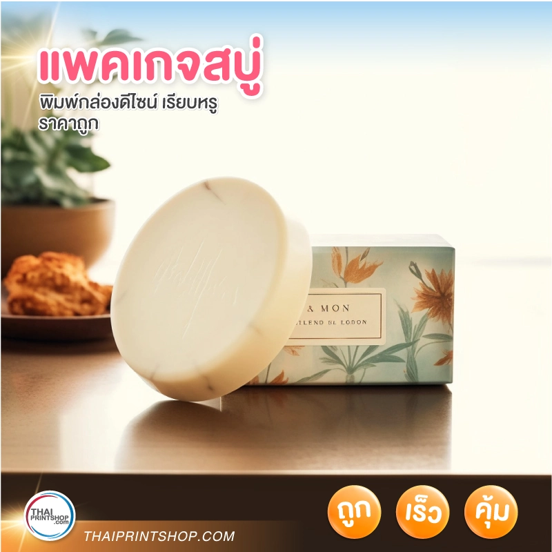 แพคเกจสบู่ รับผลิตกล่องสบู่ กล่องแพคเกจสวยๆ - Thaiprintshop แพคเกจสบู่ รับผลิตกล่องสบู่ กล่องแพคเกจสวยๆ