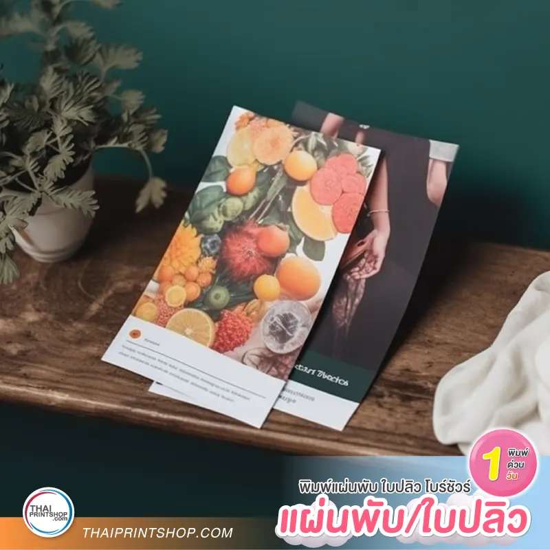 โรงพิมพ์โบรชัวร์ กรุงเทพ - Thaiprintshop รับพิมพ์ใบปลิว A5