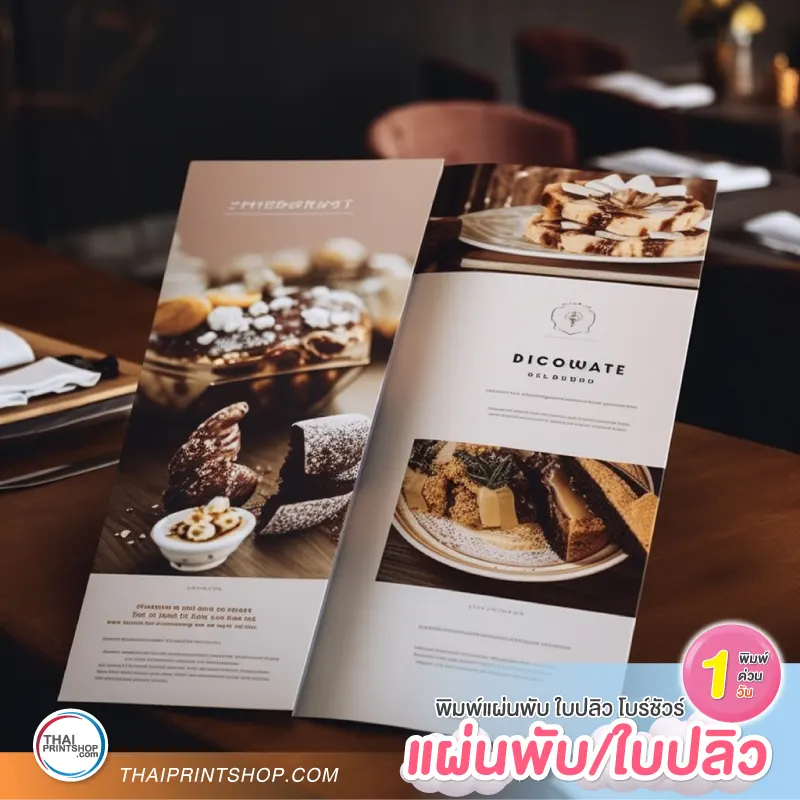 โรงพิมพ์โบรชัวร์ กรุงเทพ - Thaiprintshop แผ่นพับ a4 ราคาถูก