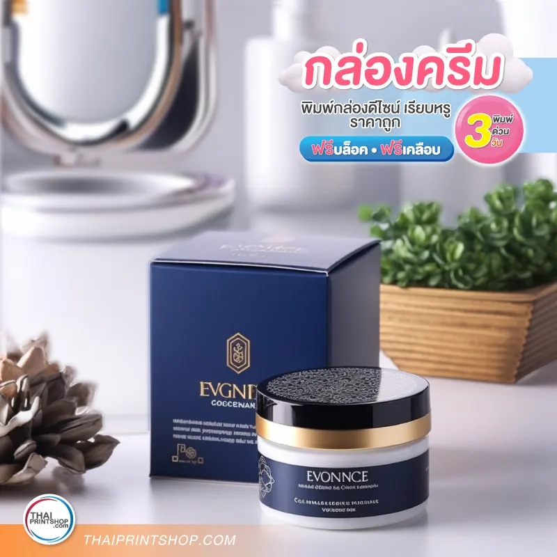 โรงงานผลิตกล่องกระดาษ ย่านบางแค - Thaiprintshop ผลิตกล่องครีม