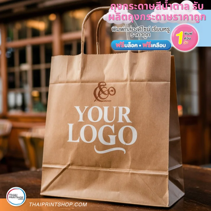 กล่องใส่ผลไม้ - Thaiprintshop ถุงกระดาษสีน้ำตาล รับผลิตถุงกระดาษราคาถูก