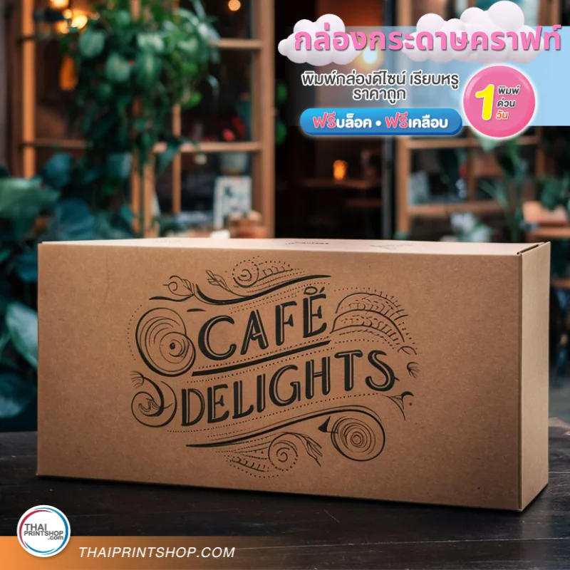 กล่องกระดาษคราฟท์ - Thaiprintshop กล่องกระดาษคราฟท์